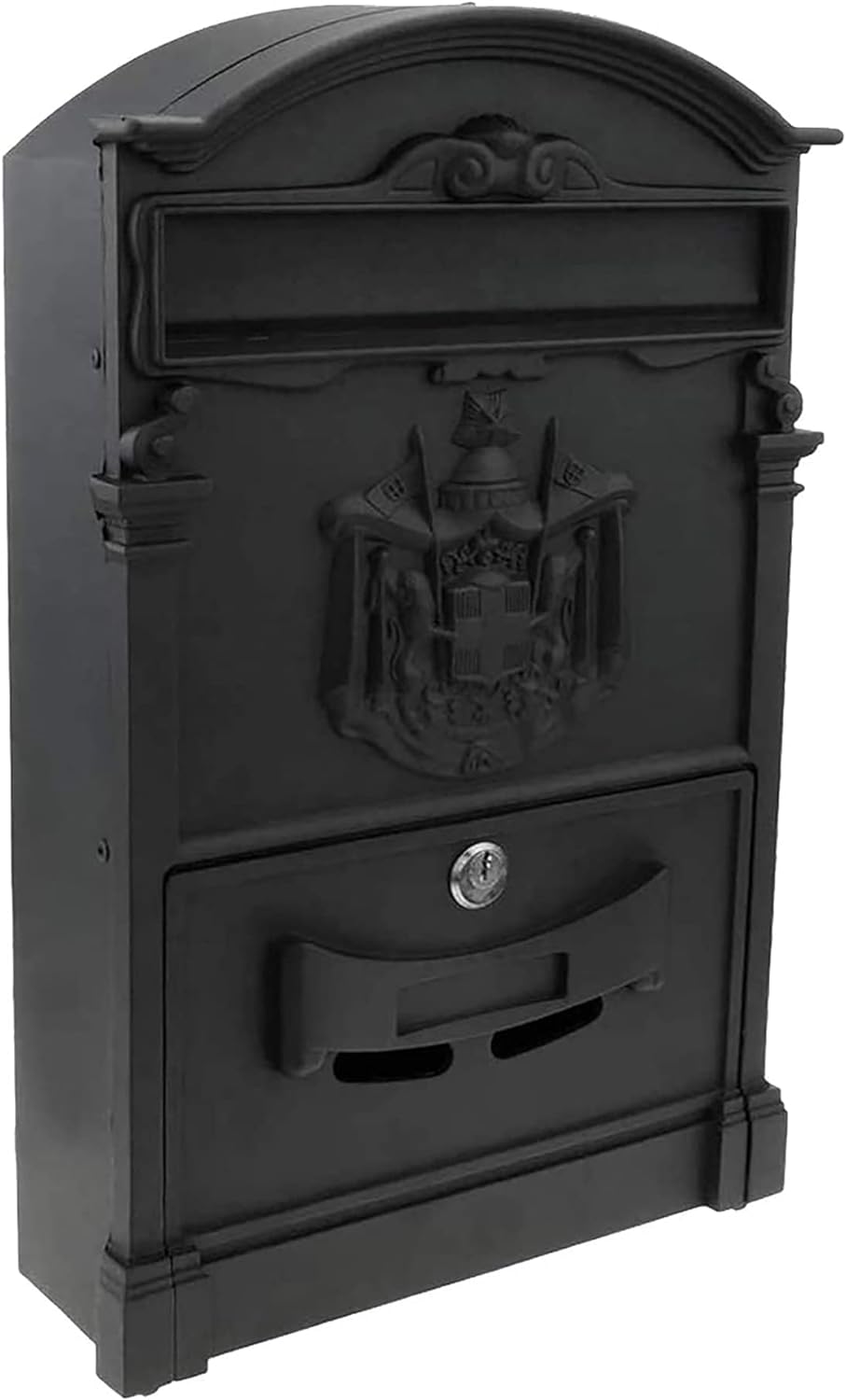 kippen 10005CN Briefkasten Modell Regius Farbe: anthrazit, Schwarz, 410 x 260 x 90 mm