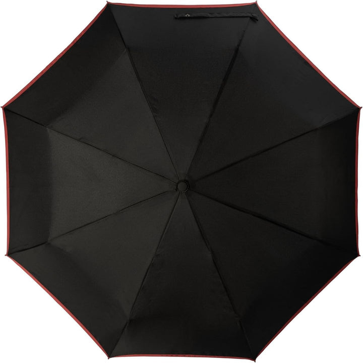 Hugo Boss Gear Regenschirm Taschenschirm aus Polyester in der Farbe Rot, Masse offen: Länge ca. 62 c