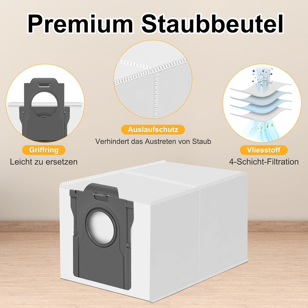 RUKHOOL 14 Staubbeutel für Dreame L10s Ultra Gen 2 / X50 /X40 Ultra Complete /L40S /L10s Pro Ultra H