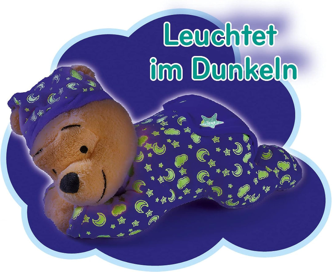 Simba 6315874904 - Winnie Puuh, Bär, Kuscheltier als (Keine Vorschläge), mit Gute-Nacht-Melodie, leu