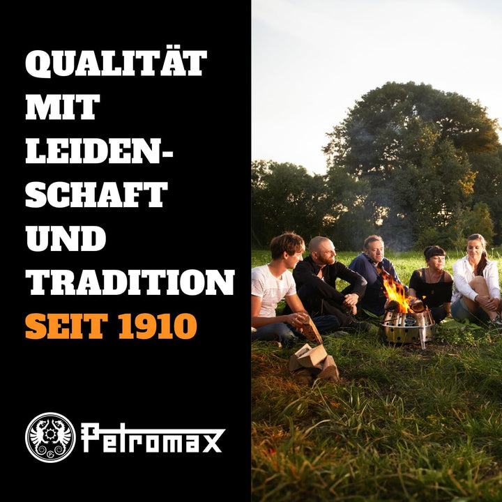 Petromax Atago | Grill, Herd & Feuerschale in einem | raucharm | Edelstahl | kippsicher | platzspare