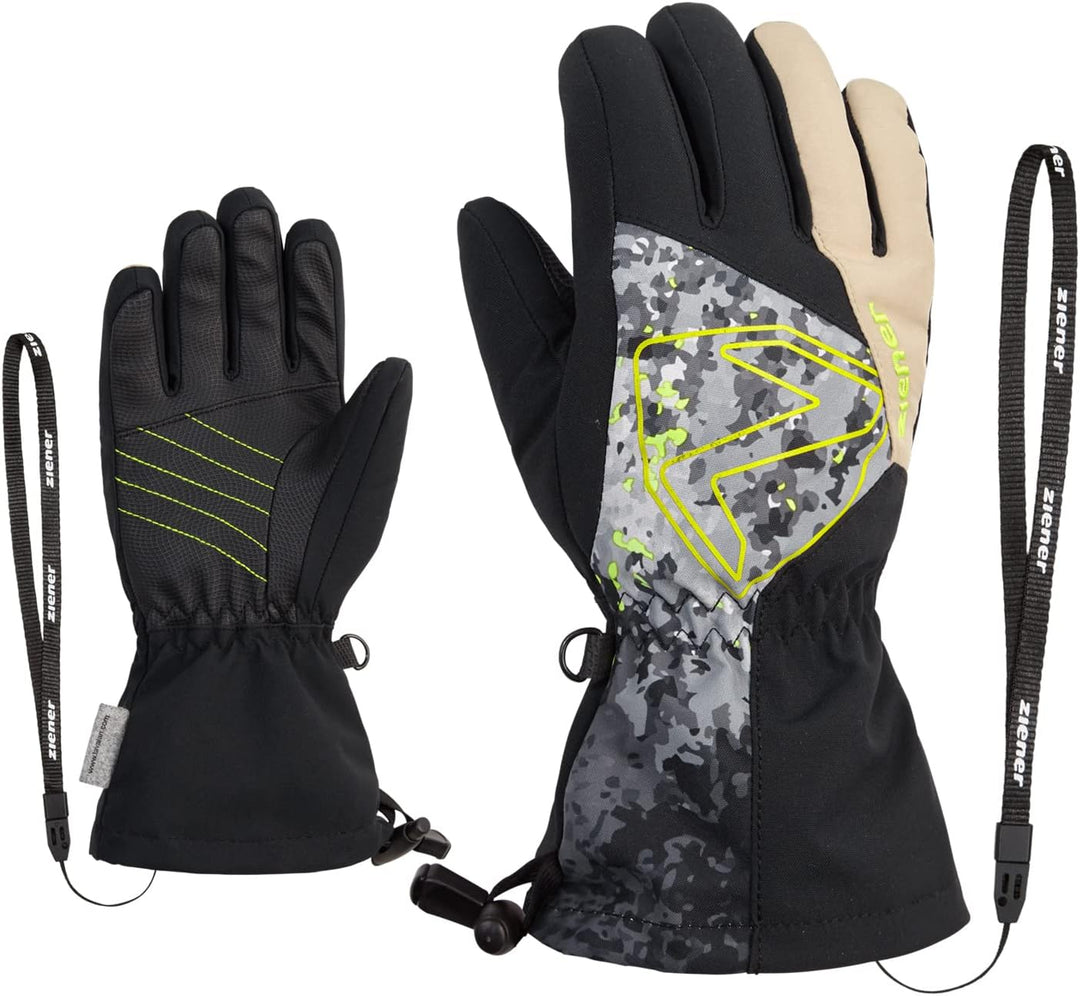 Ziener Kinder Laval Ski-Handschuhe/Wintersport | wasserdicht, extra warm, Wolle 6 galaxy print, 6 ga