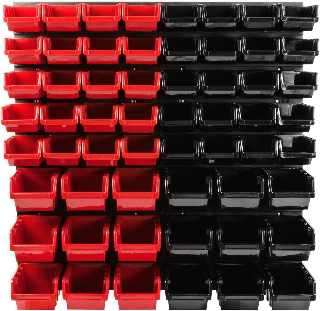 botle Lagersystem Wandregal 78 x 78 cm, Werkzeughalterungen, Stapelboxen Schüttenregal Sichtlagerkäs