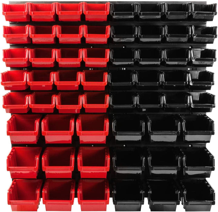 botle Lagersystem Wandregal 78 x 78 cm, Werkzeughalterungen, Stapelboxen Schüttenregal Sichtlagerkäs