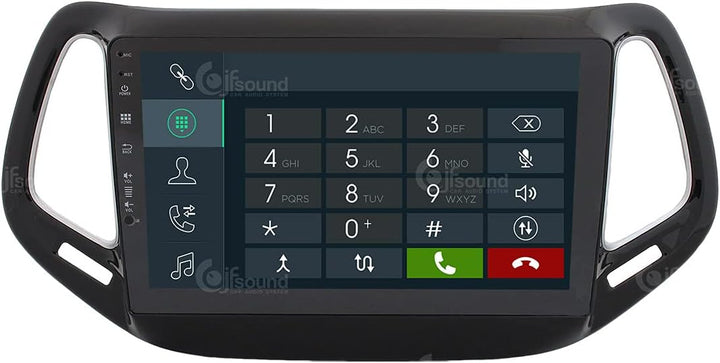 Costum fit Autoradio für Jeep Compass Android GPS Bluetooth WiFi Dab USB Full HD Touchscreen Display