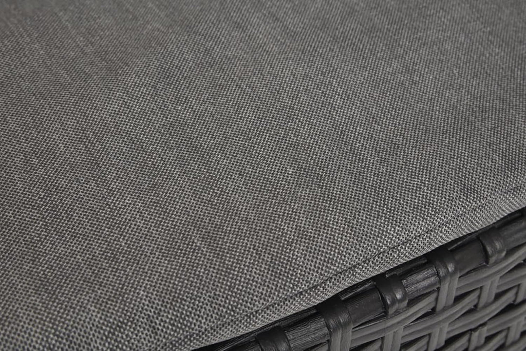 Dmora Jupiter Gartenmöbel-Set, Kissen, für den Innen-und Aussenbereich, Rattanoptik, 100% Made in It