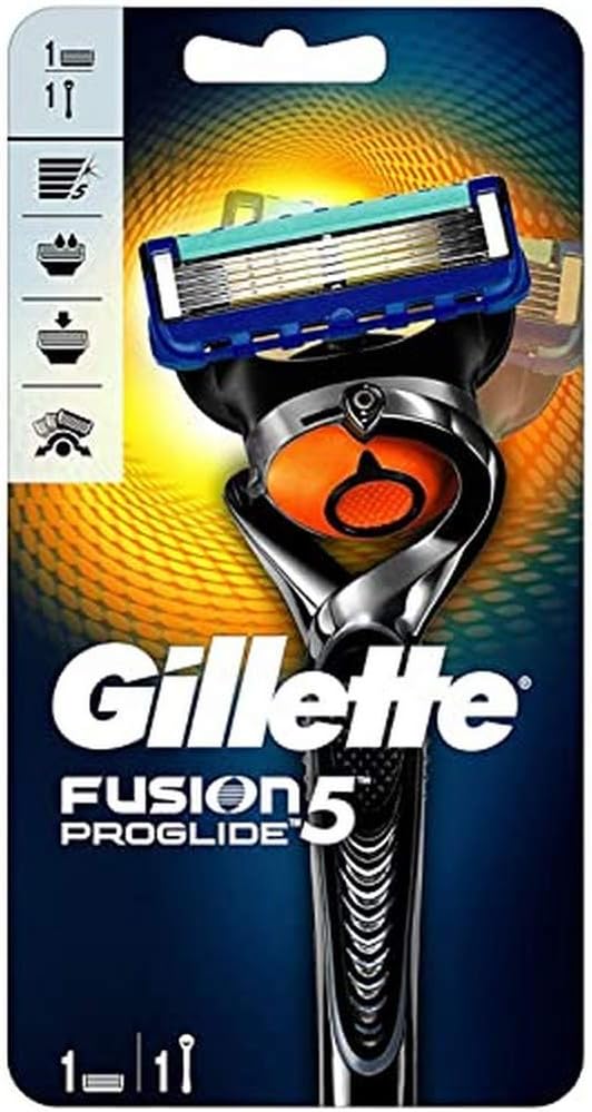 Gillette Fusion 5 ProGlide Rasierer Herren mit Trimmerklinge für Präzision und Gleitbeschichtung, Ra
