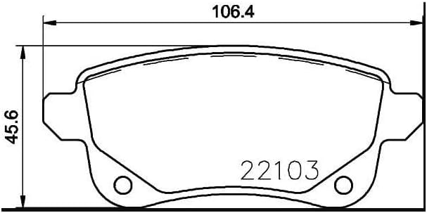 BREMBO P 68 064 Bremsbeläge