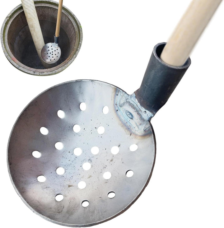 Klärgruben-Werkzeug-Löffel – Schlammschaufel Kanallöffel – abgerundetes Auffangbecken für effiziente