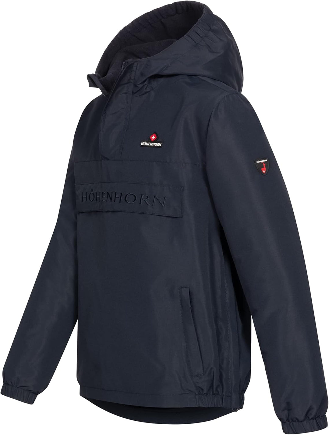 Höhenhorn Craxel Kinder Jungen Mädchen Jacke Windbreaker Gefüttert mit Brusttasche 164 Dunkelblau, 1