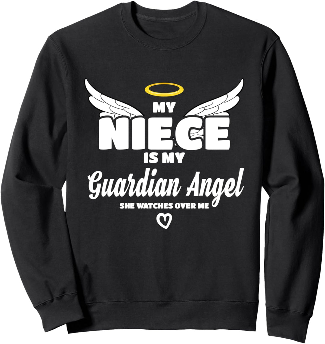 My Niece Is My Guardian Angel She Watches Over Me In Memory Sweatshirt