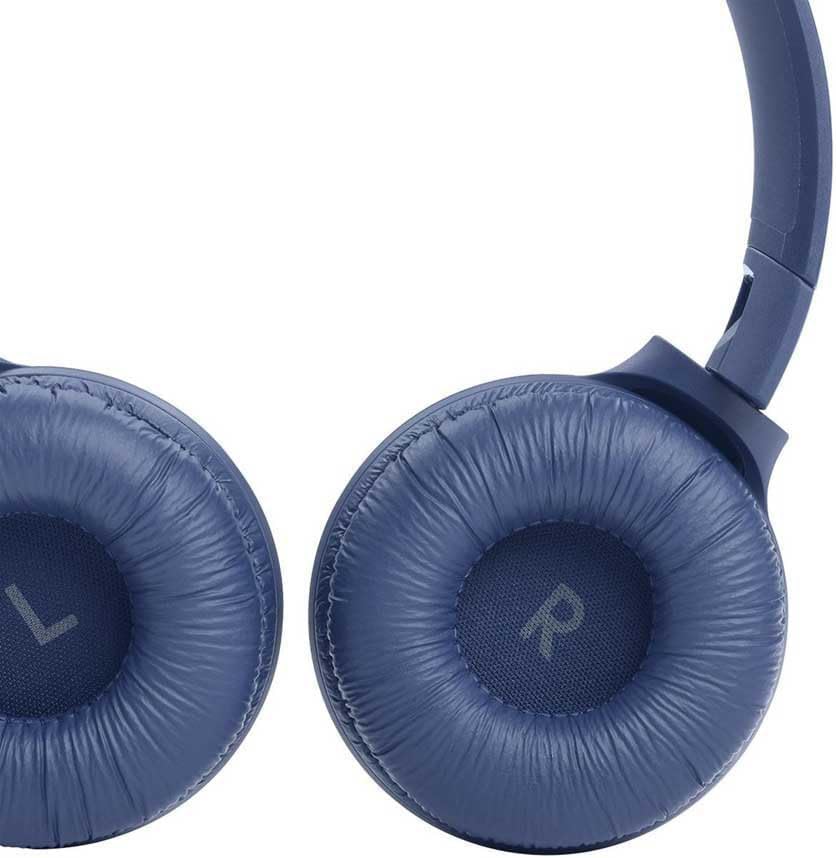 JBL Tune 510BT – Bluetooth On-Ear Kopfhörer in Blau – Faltbare Headphones mit Freisprechfunktion – K