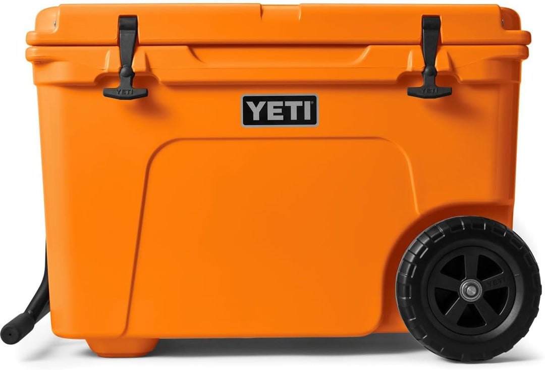 YETI Tundra Haul Tragbarer Kühler mit Rädern King Crab Orange, King Crab Orange