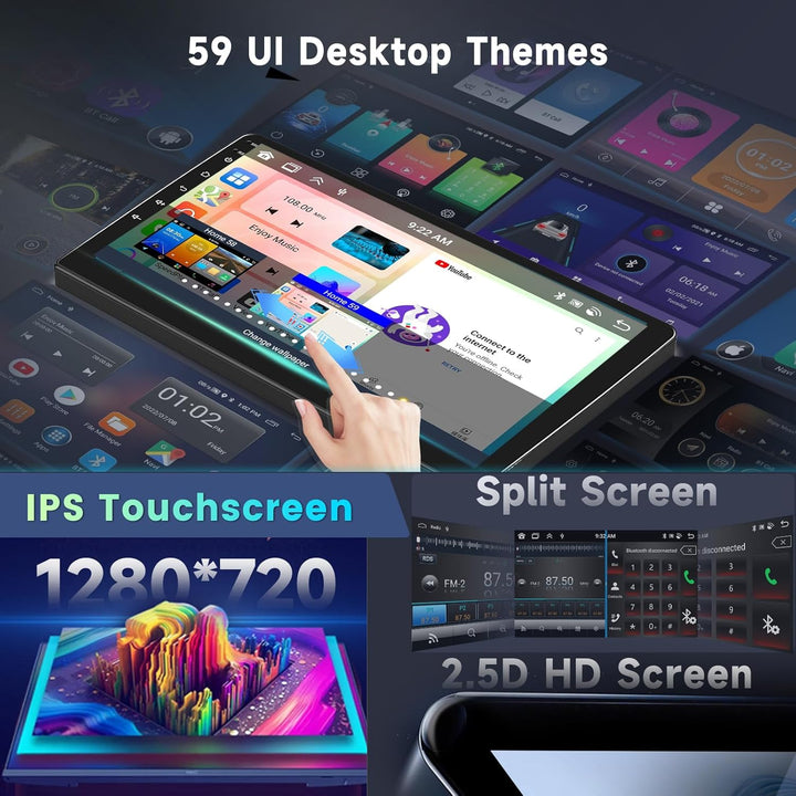 Hodozzy 6G+128G 8-Core Android Autoradio für Mercedes Benz C/CLK Klasse W203 W209 C200 C320 C350 200