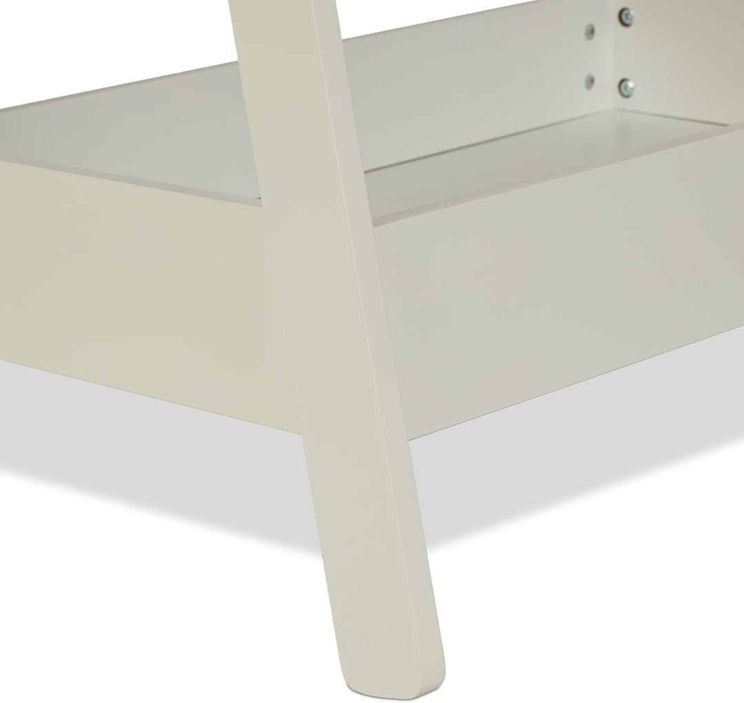 Relaxdays Kleiderständer Kinder, HxBxT 99 x 64,5 x 42,5 cm, Kleiderstange mit Ablage, Kinderzimmer,