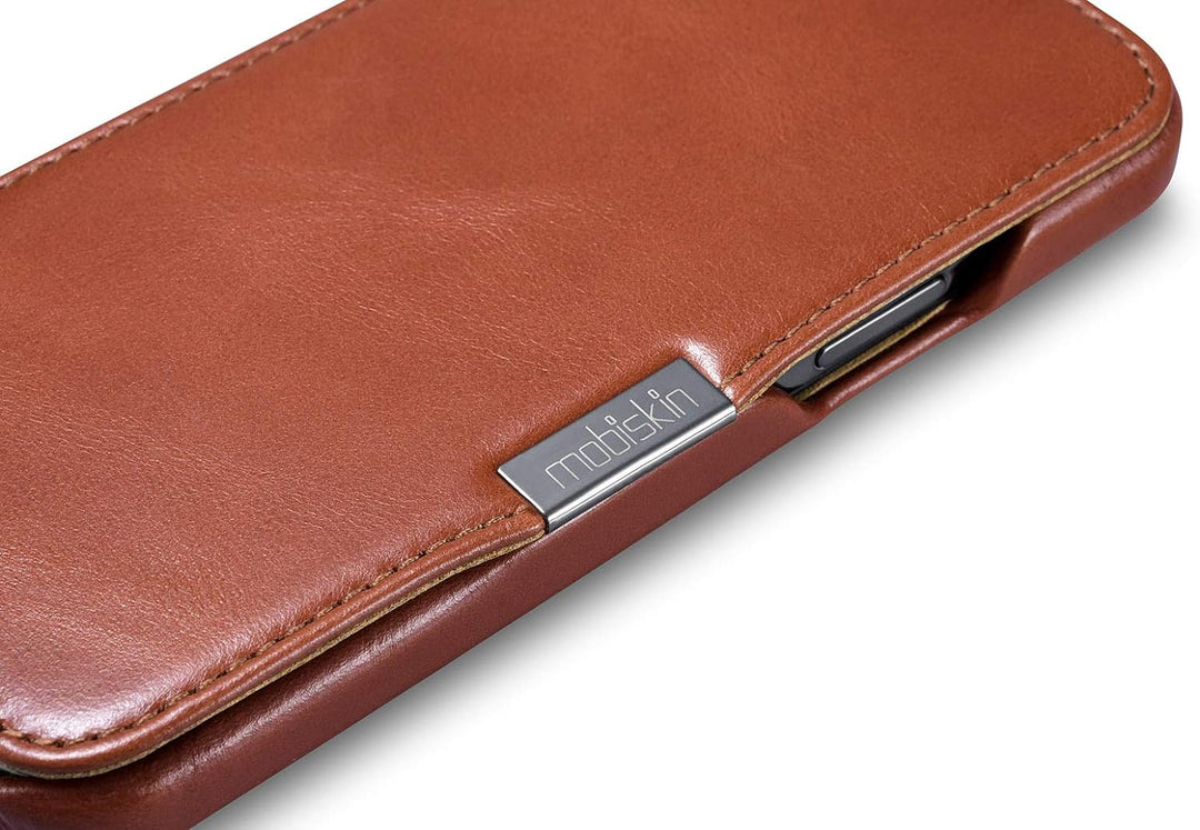 Mobiskin Hülle kompatibel mit Apple iPhone 12 PRO MAX (6,7 Zoll), Handyhülle mit echtem Leder, Case,