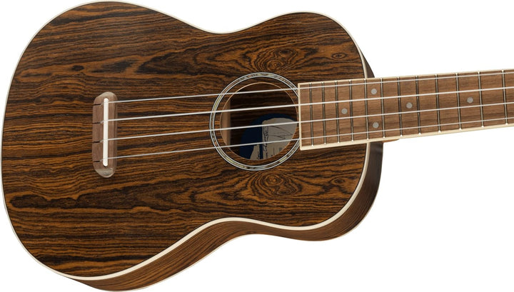 Fender Zuma Exotic Concert Ukulele, Walnut Fingerboard, in Bocote