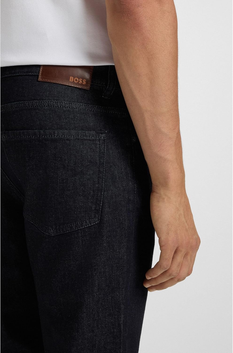 BOSS Herren H-Re.Maine Blaue Maine Regular-Fit Jeans aus bequemem Stretch-Denim 30W / 32L Dark Blue4