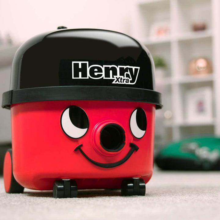 Numatic 908415 Boden-Staubsauger mit Beutel HENRY Xtra HVX160-11, 620 Watt, classic rot