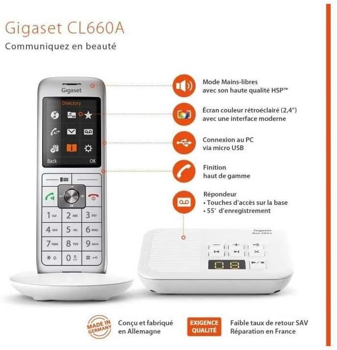 Gigaset CL660A Solo Schnurlostelefon