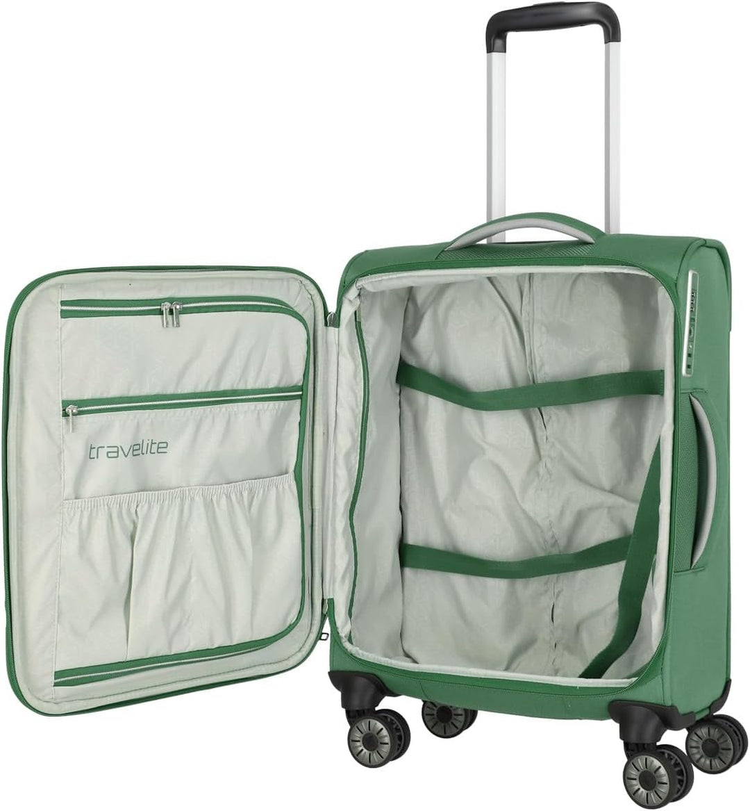 travelite Miigo 4 W Trolley S, Grün, grün, Talla única, Koffer