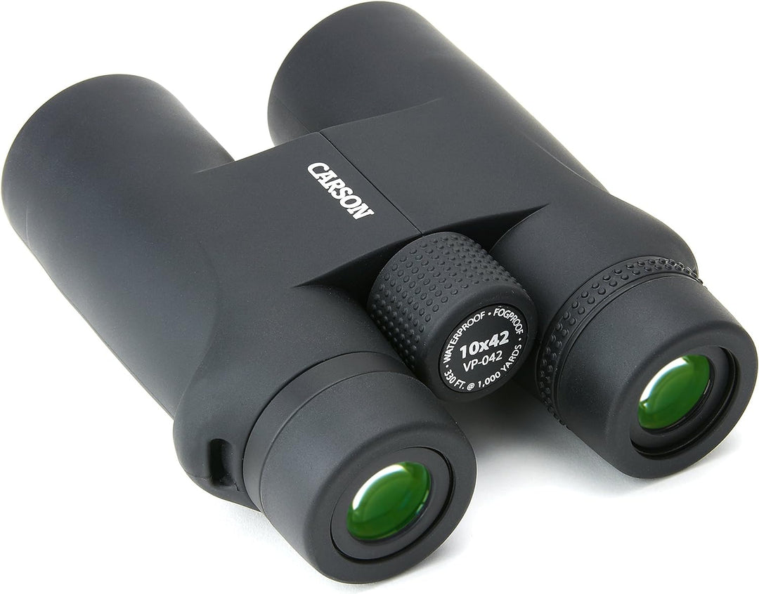 Carson Full-Size Fernglas, 10x42mm, wasserdicht und beschlagfrei (VP-042) 10x42mm Full-Size, 10x42mm