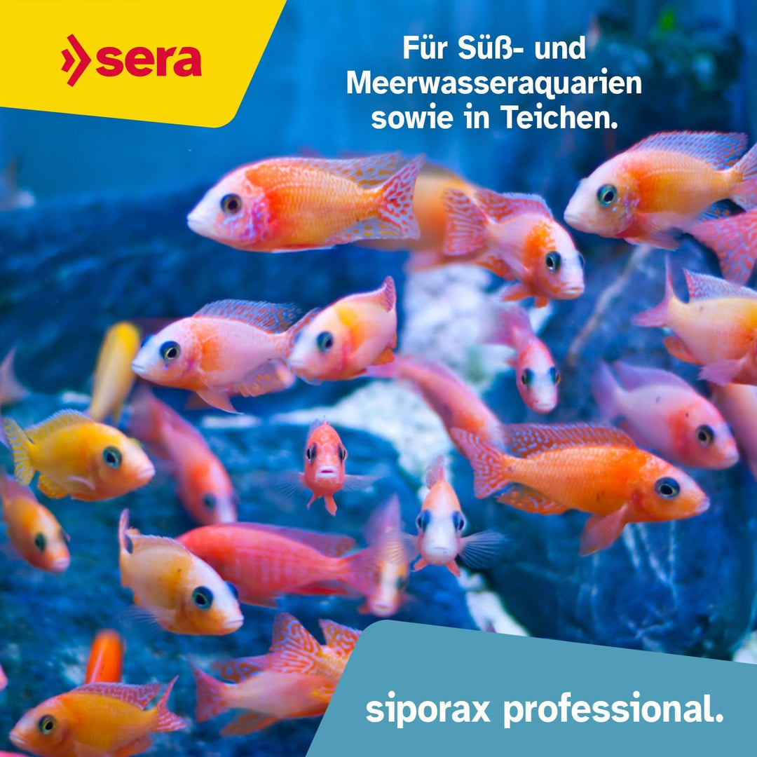 sera siporax Aquarium Filtermaterial 2,9 kg | Maximale Optimierung der biologischen Filterung | Bio-