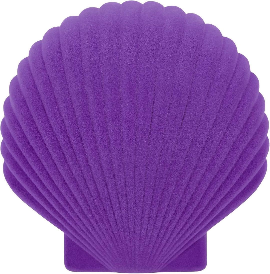 Depesche 12323 TOPModel Mermaid - Kleine Schmuckbox in Lila, Schmuckkästchen in Muschelform
