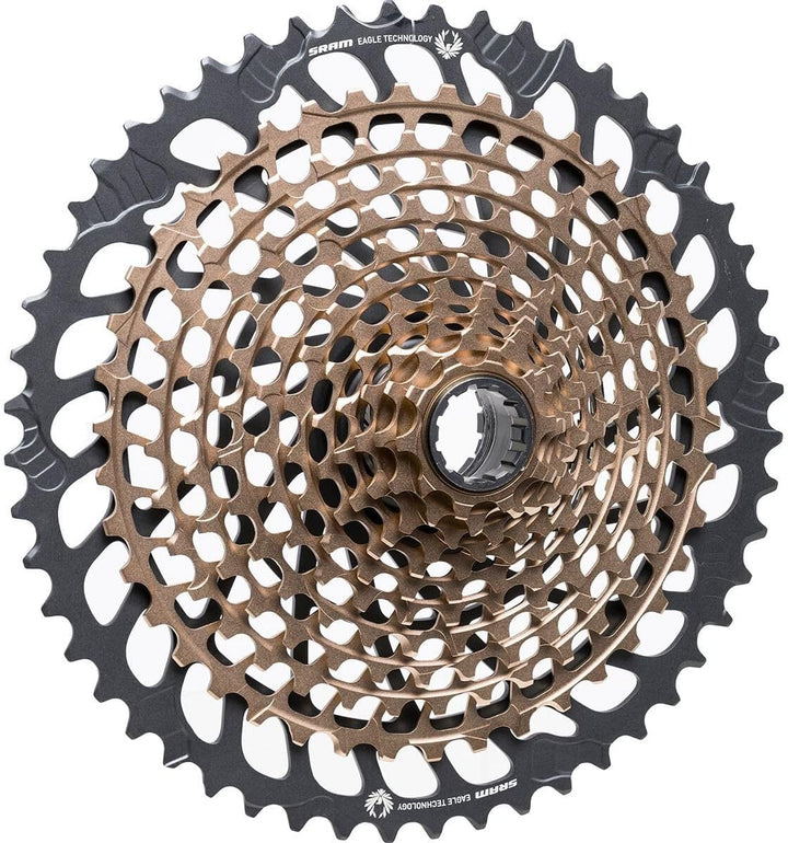 Sram MTB-Kassette XG-1299 XX1 Eagle 12-Fach, Gold, 10-52 Zähne Braun 12-fach, Braun 12-fach