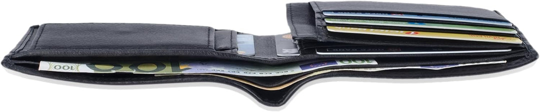 STILORD 'Lewis' Leder Portemonnaie Herren RFID Schutz Geldbörse für Männer viele Karten Fächern Brie