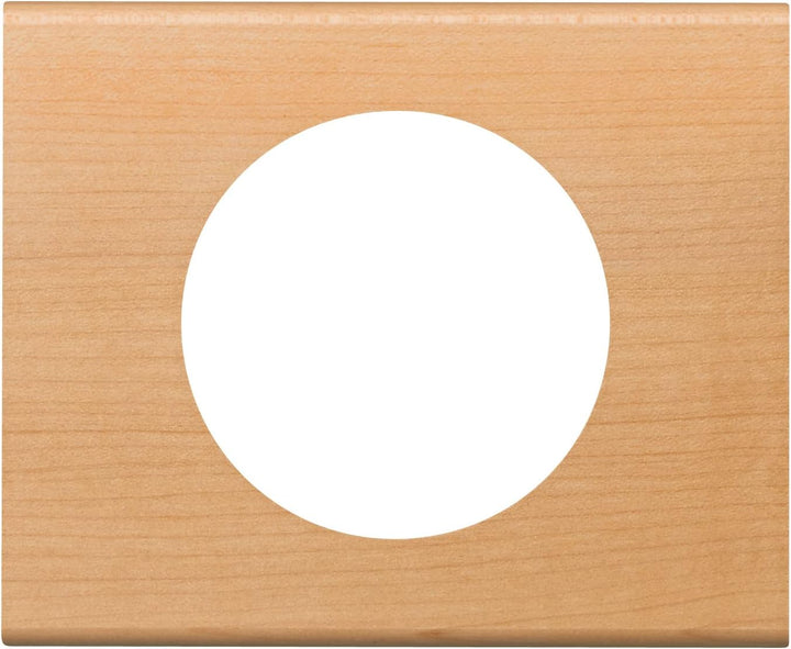 Legrand Céliane2 Platte mit Loch, Elfenbein, LEG69211 Bois Erable, Bois Erable