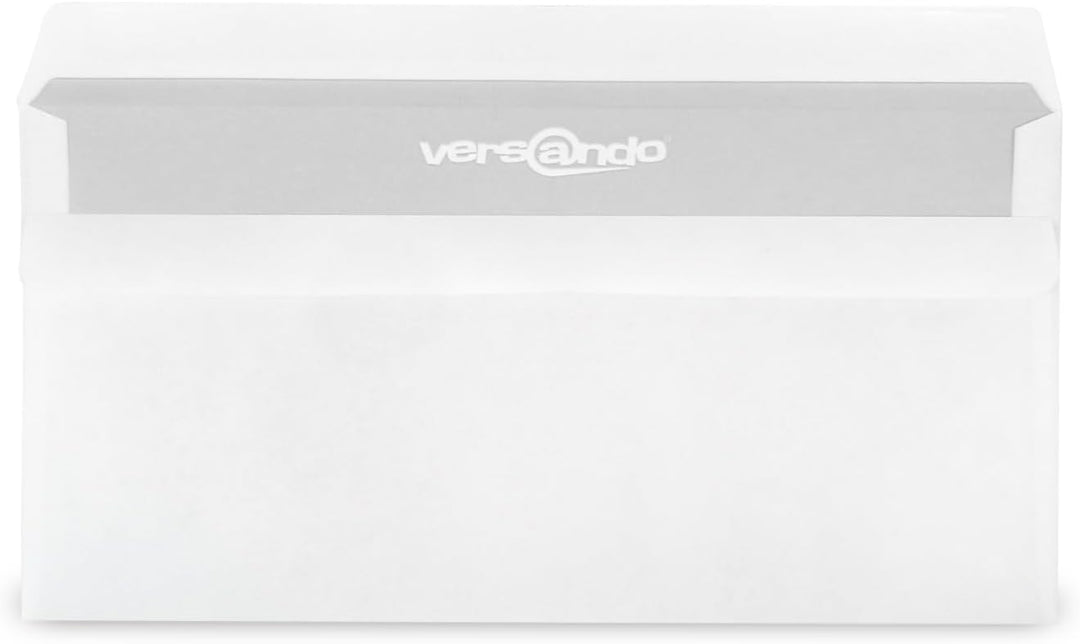 versando 3.000 Briefumschläge DIN lang mit Fenster mF selbstklebend sk Fensterbriefumschläge 22 x 11