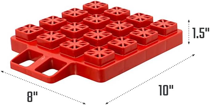 Valterra A10-0916 Stacker, (Pack of 4) , Red 4 Stück, 4 Stück