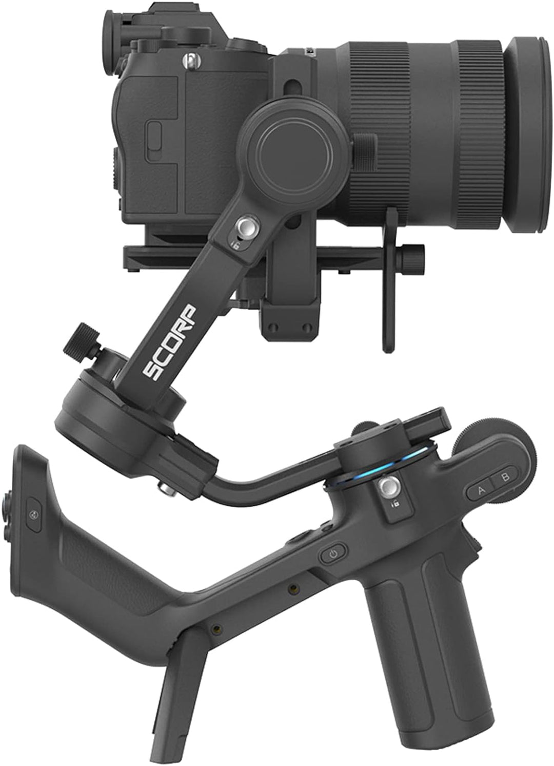 FeiyuTech SCORP-C Stabilisator Gimbal 3-Achsen fĂŒr DSLR und Spiegellose Kameras,DSLR Gimbal kompatib