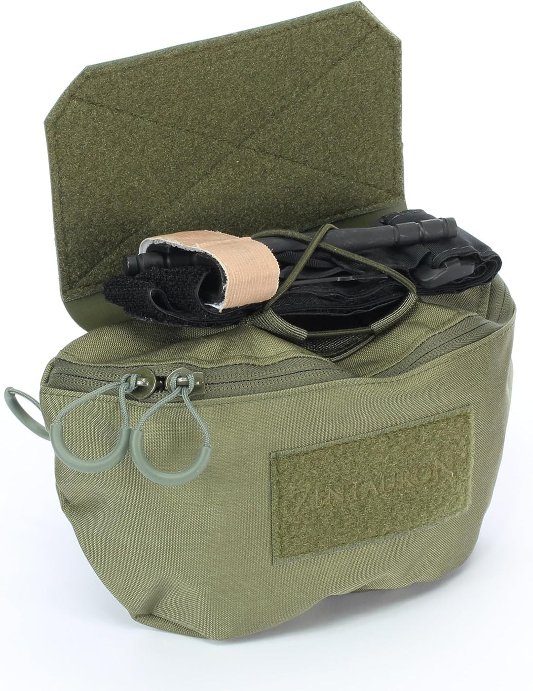 Zentauron Drop Down Pouch für Plattenträger Schutzwesten mit Fach für Weichballistik Zubehör Tasche