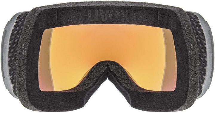 uvex Unisex Downhill 2100 Cv Skibrille (1er Pack) Einheitsgrösse rhino/orange-orange, Einheitsgrösse