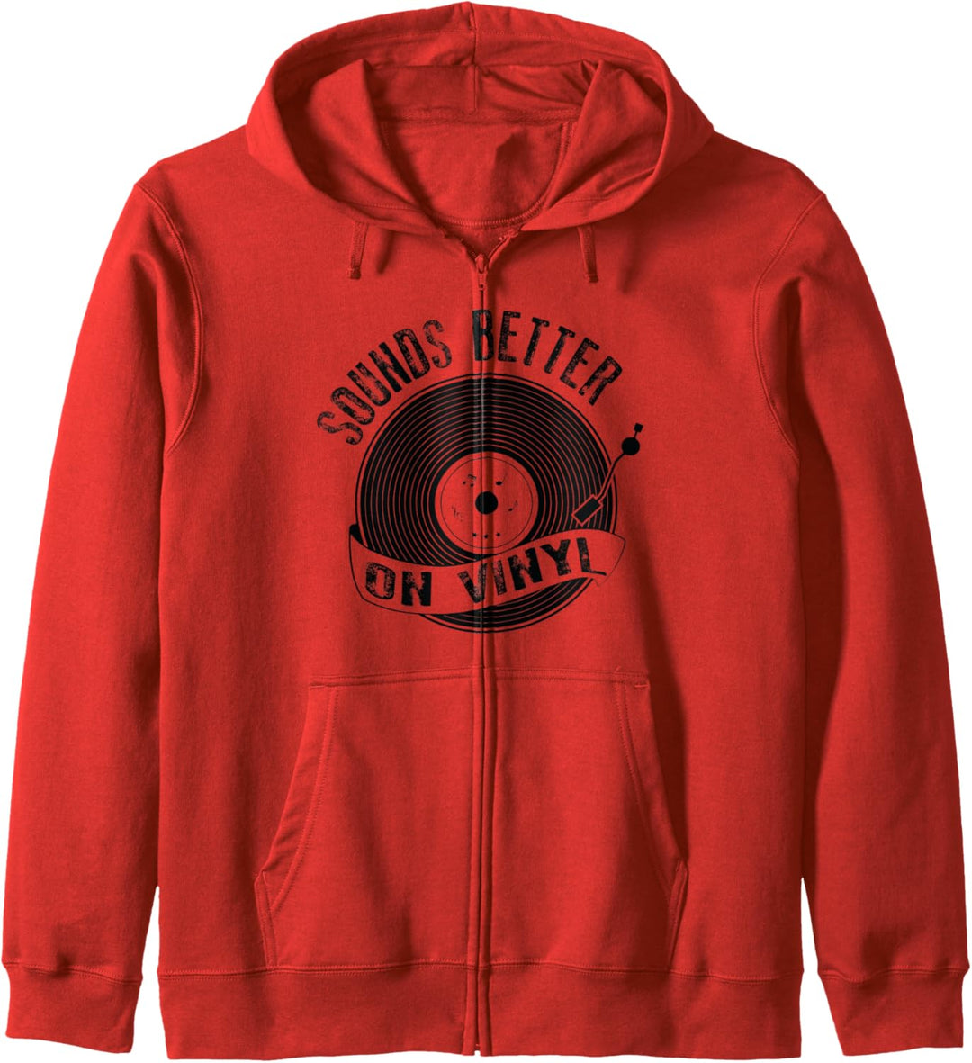 Sounds Better on Vinyl Plattenspieler Kapuzenjacke