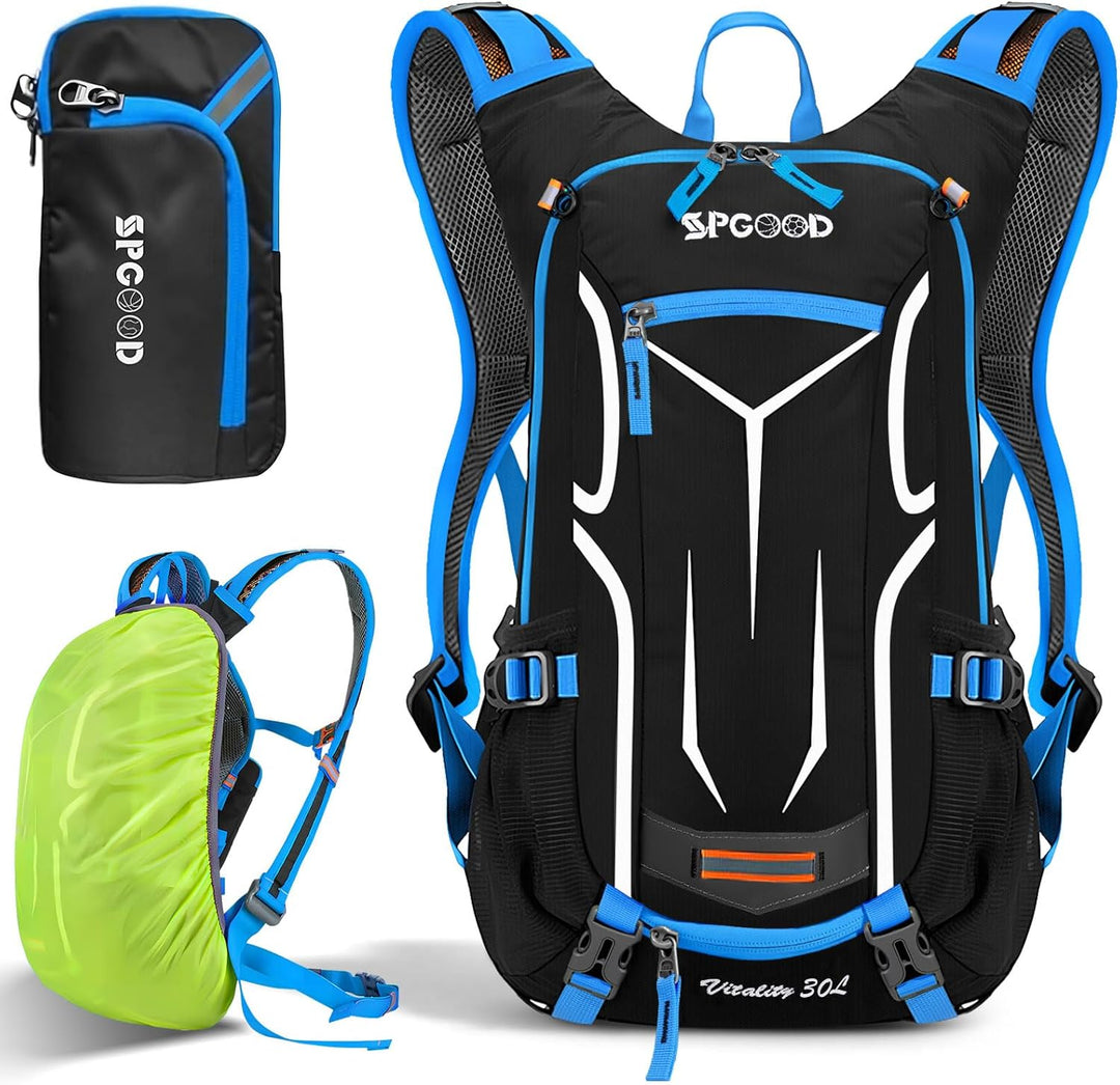 SPGOOD Fahrradrucksack 20L/25L/30L (9 Farben)-Wasserdichter Ultraleicht-für Damen & Herren Multifunk