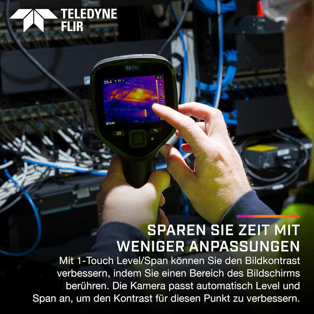 FLIR E5 Pro - Commercial Thermal Imaging Camera with Wifi. High Resolution Infrared Cameara with FLI