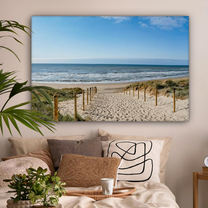MuchoWow© Wandbilder Gross 120x80 cm XXL Schlafzimmer Home Deko Wohnung Bild Wohnzimmer Fotoleinwand