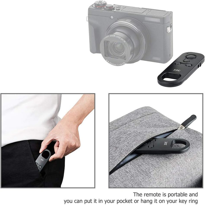 JJC BR-E1 Bluetooth Fernauslöser Fernbedienung für Canon EOS R10 R7 R6 R5 R3 R RP 90D 77D 850D 800D