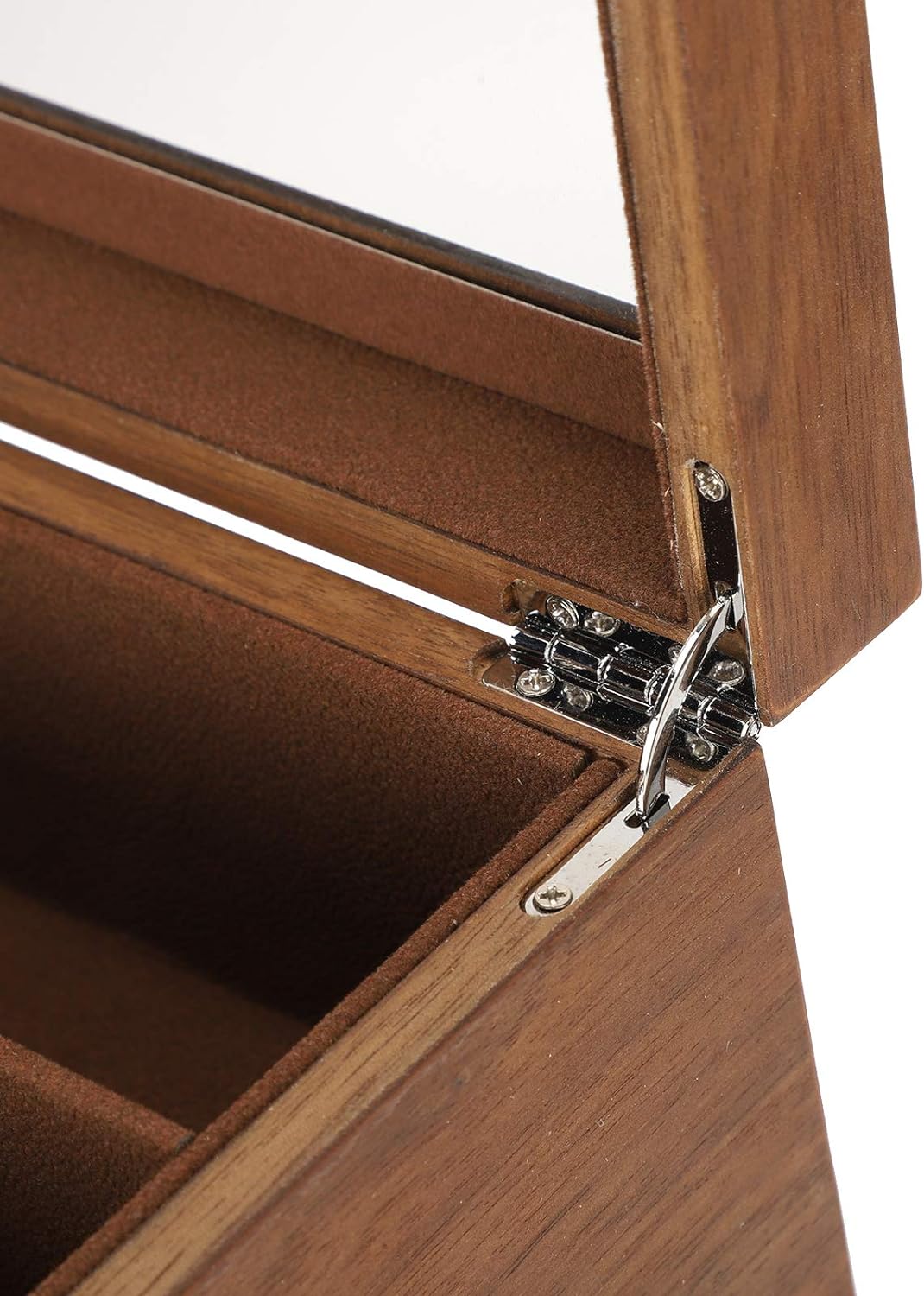 Brillenbox, 12 Slots Brillenbox Holz Doppelschicht Brille Vitrine Box Organizer Dekoration für Displ