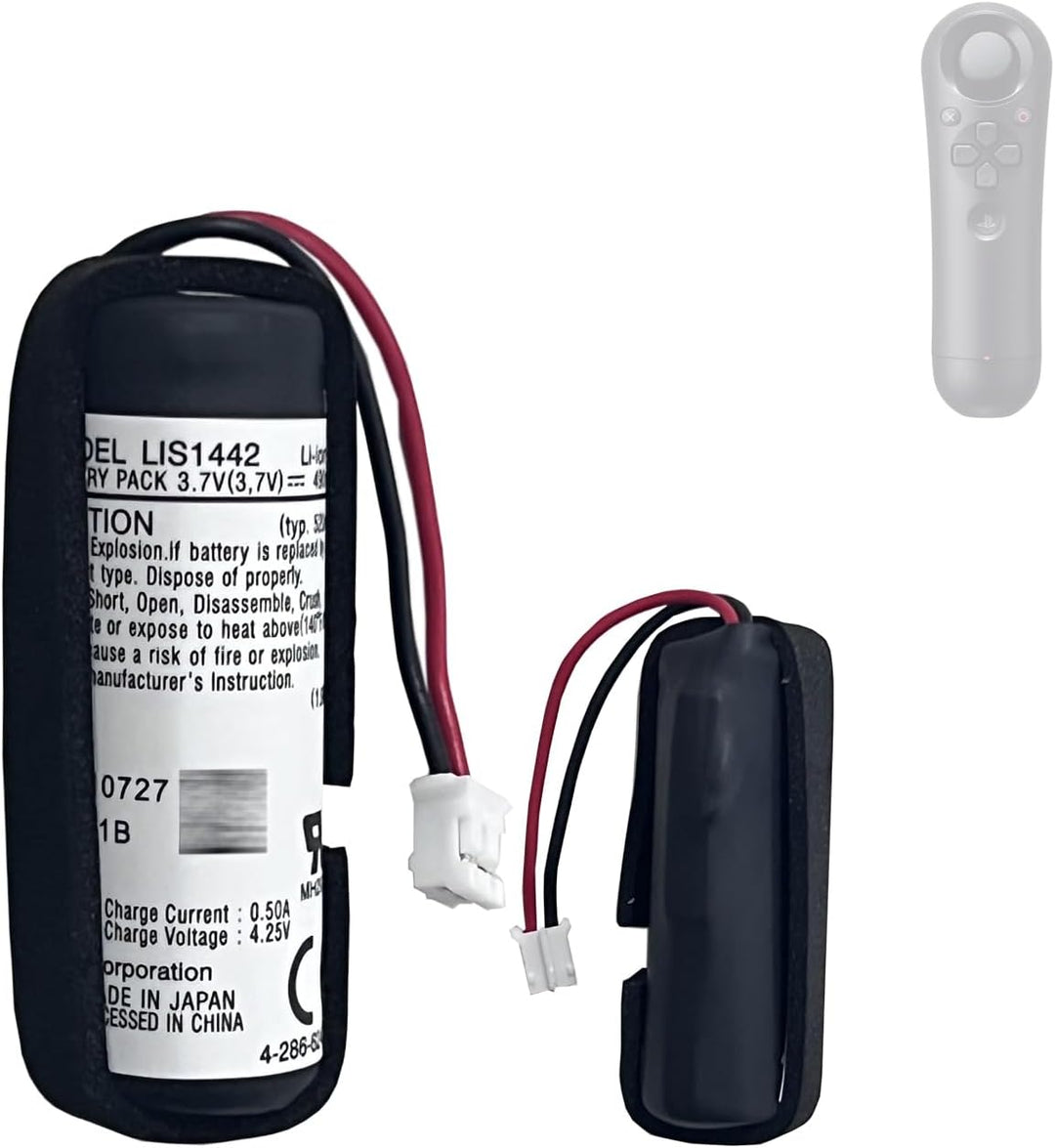 HIGHAKKU Ersatzakku Batterie LIS1442 4-180-962-01 (PS3 Without Ball on Left Hand) kompatibel mit So-