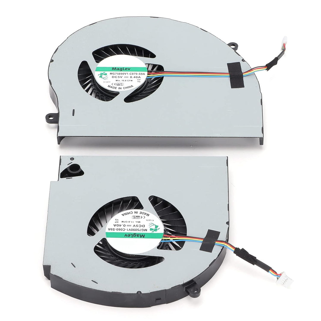 ASHATA CPU-Lüfter für Alienware 17/R4/R5/P31E/ALW17C, Laptop-Lüfter 4 Pin Computerzubehör für Dell A