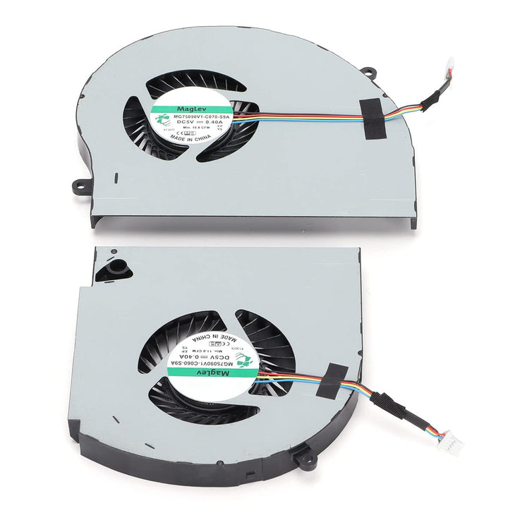 ASHATA CPU-Lüfter für Alienware 17/R4/R5/P31E/ALW17C, Laptop-Lüfter 4 Pin Computerzubehör für Dell A