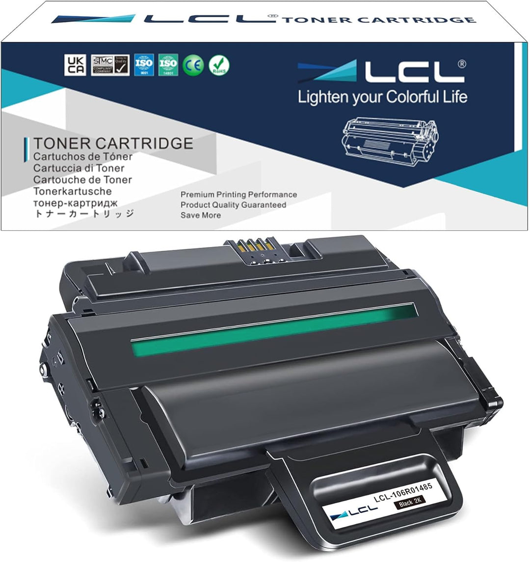 LCL Kompatibel Tonerkartusche 106R01485 Ersatz für Xerox WorkCentre 3220 3210 (1Pack Schwarz) Regula