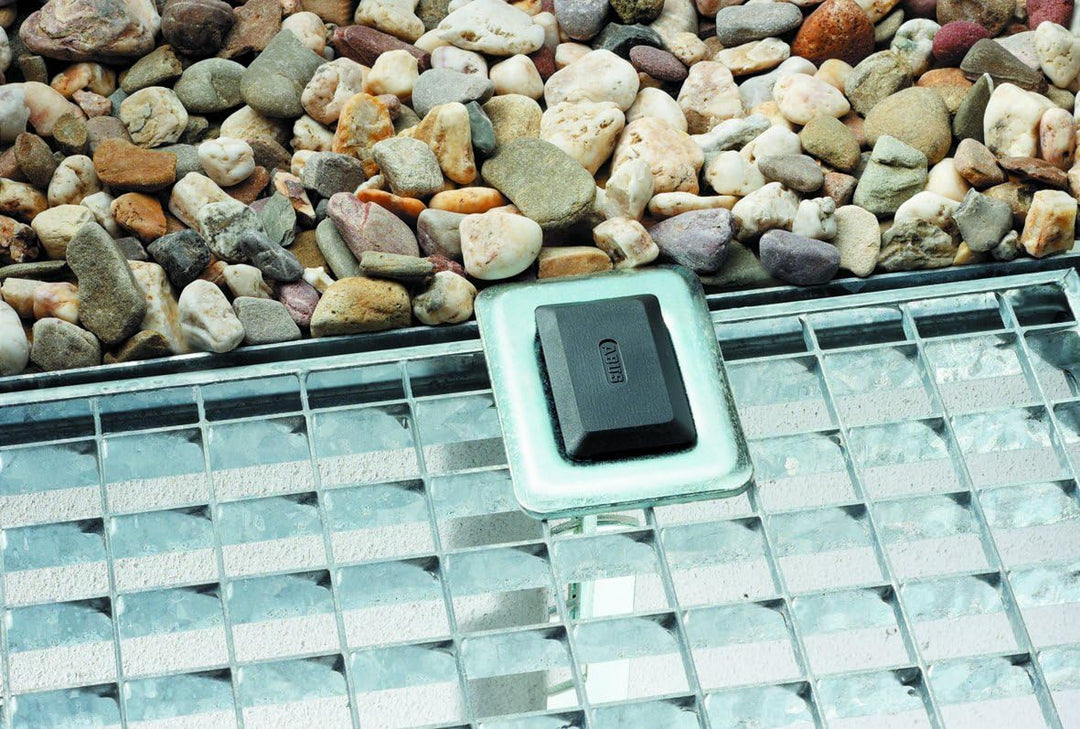 ABUS Gitterrostsicherung GS60 - Schutz für Kellergitter - mit Zugstab und grossen Halteplatten - ABU