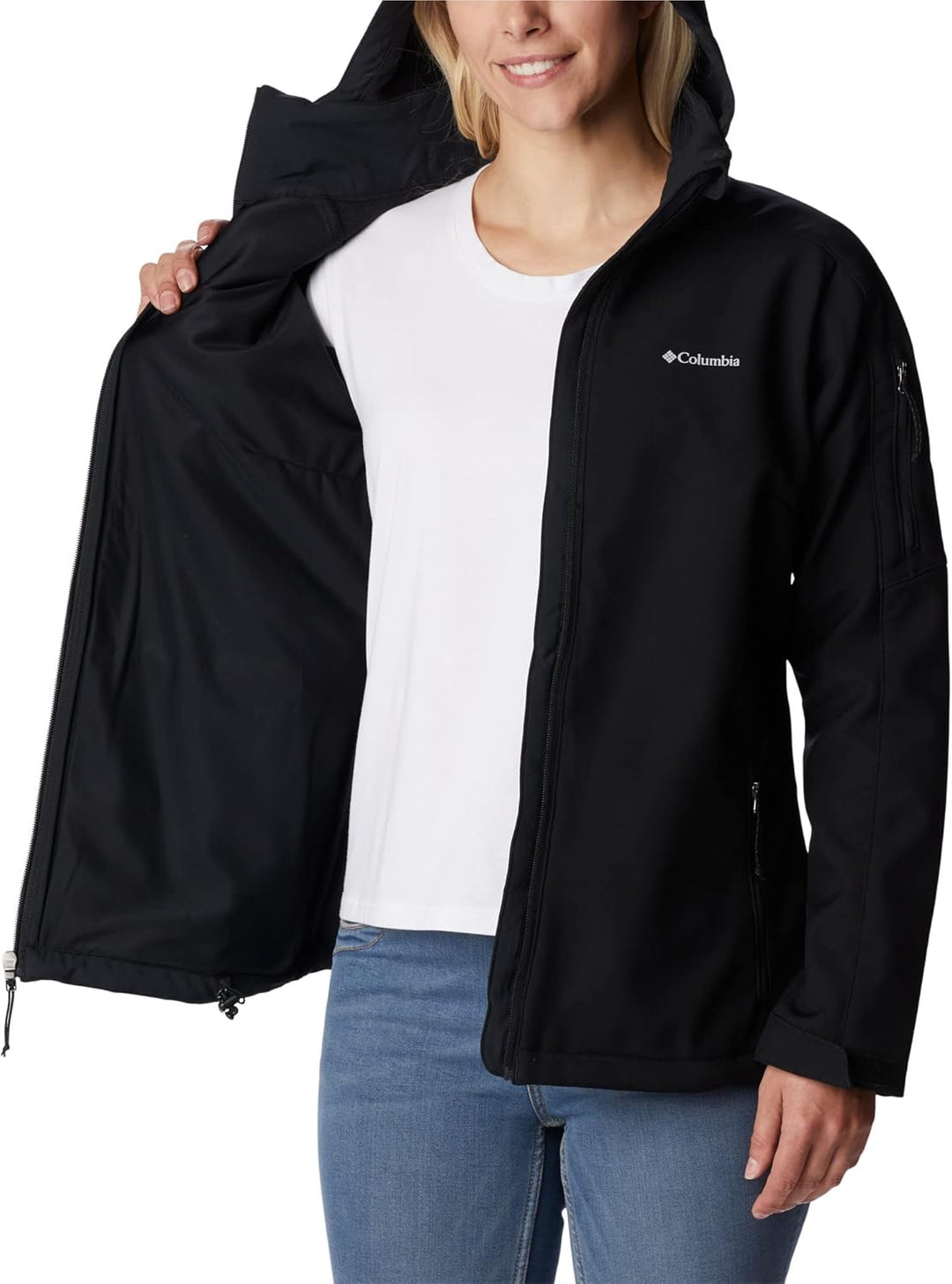 Columbia Damen Cascade Ridge Jacket Softshelljacke L Schwarz, L Schwarz
