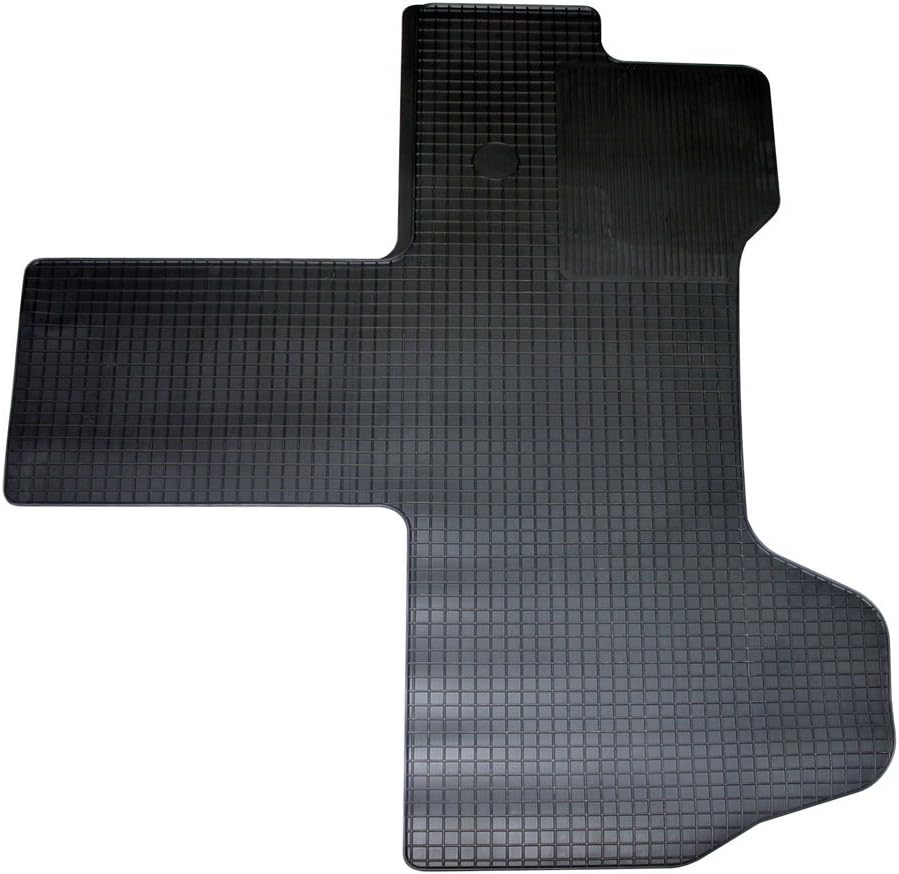 Cora 000132033 Massgefertigte Gummi-Fussmatten, 1 Stück Schwarz, Schwarz