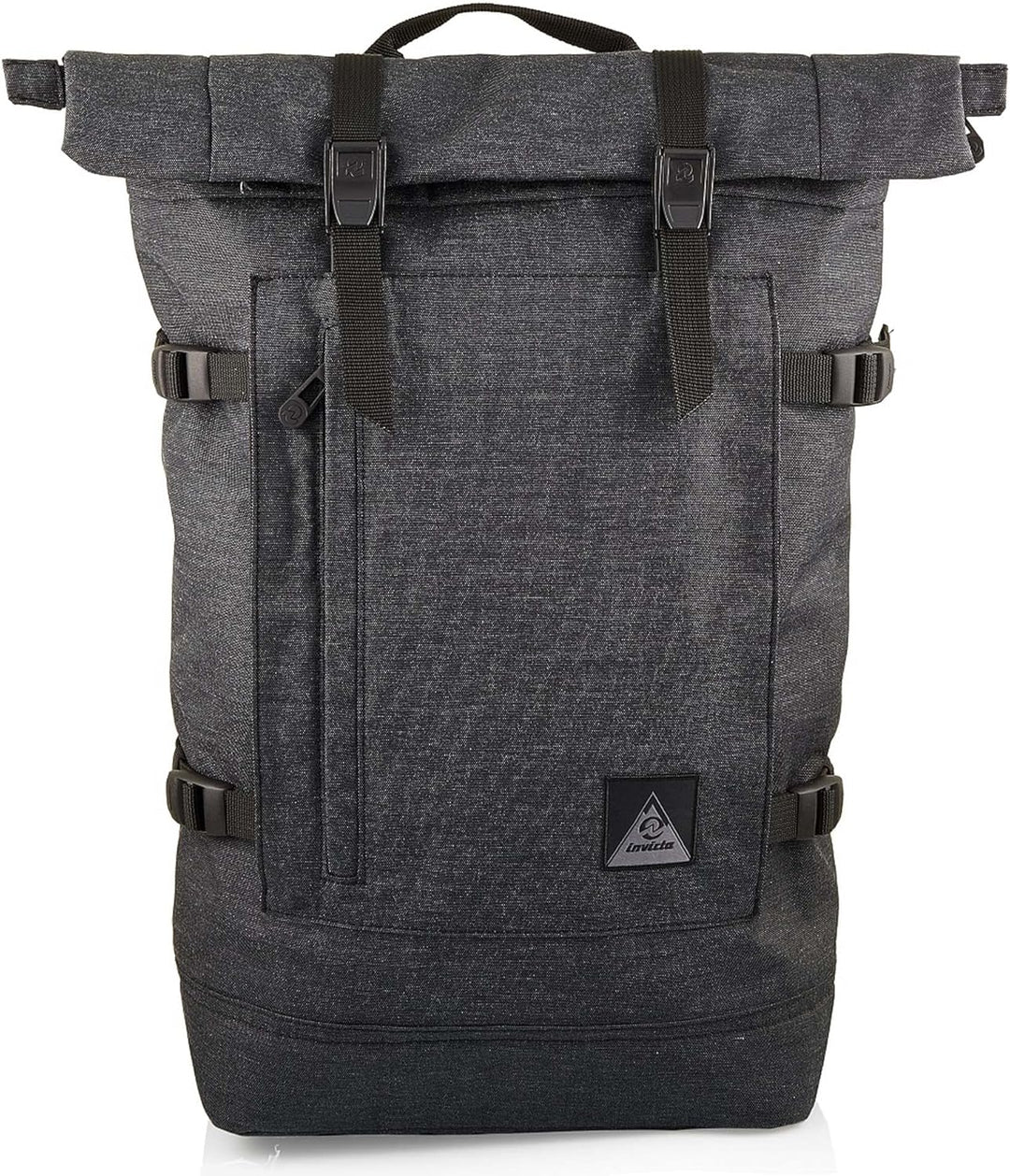 Invicta Urban 2Tone Rucksack für Büro und Freizeit, Schwarz